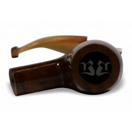 Cachimbo Bertoldi Elite Natural Curvo Peça Única